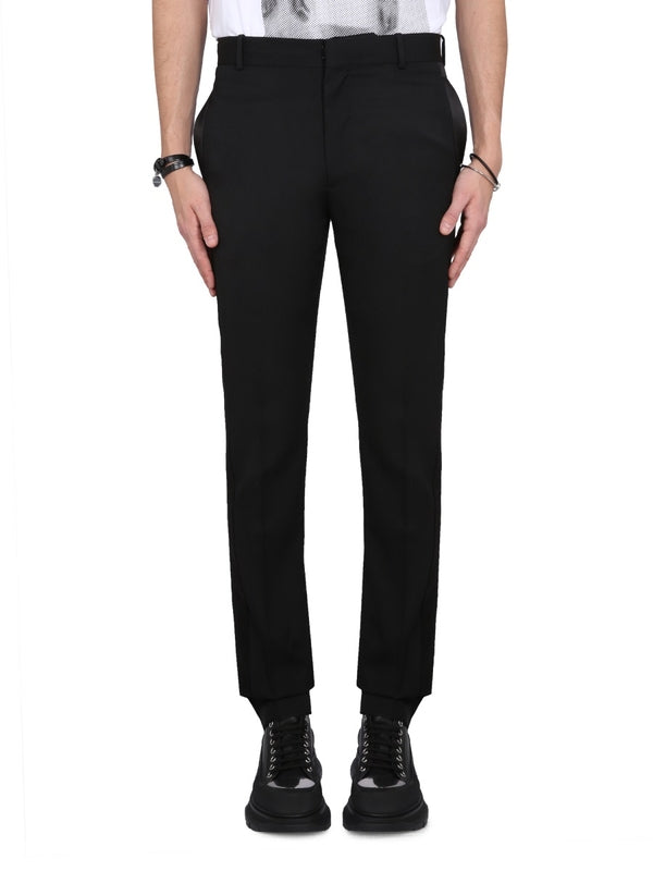 Alexander Mcqueen Black Tailored Pants