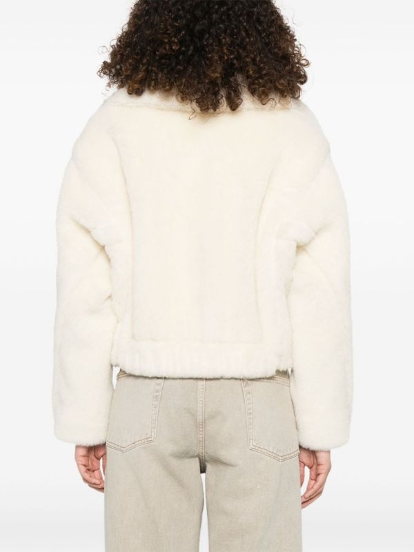 Oggeri Alpaca
  Blend Shearling Jacket