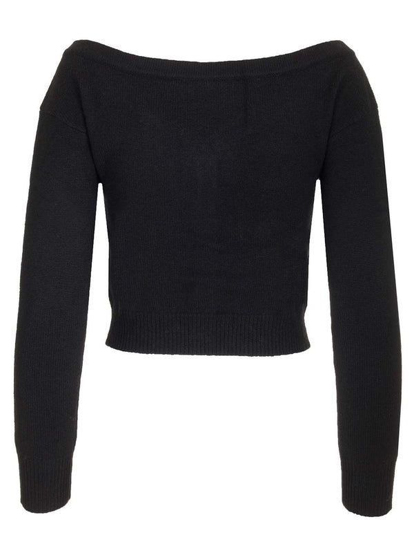 Beata Cropped Cashmere Cardigan