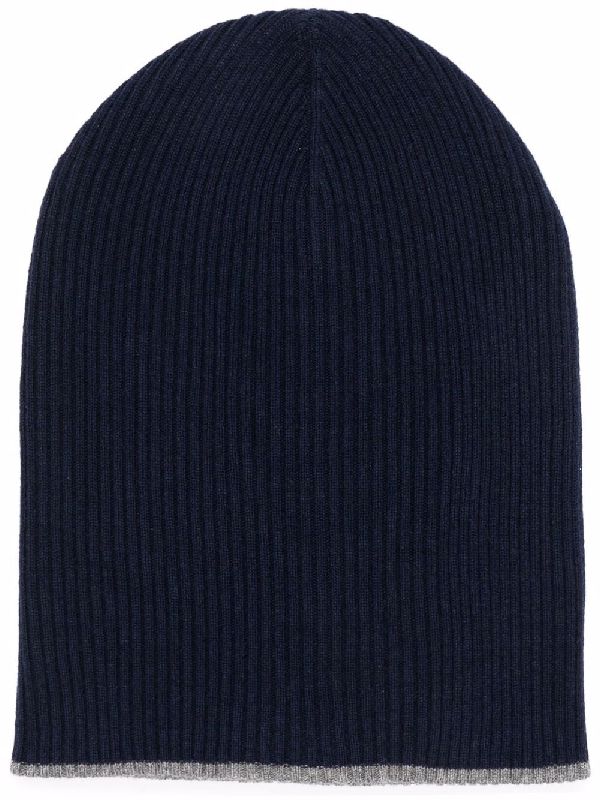 Cashmere Rib Beanie