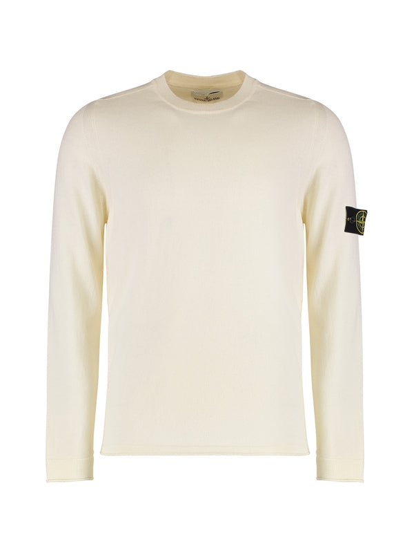 Wappen Patch Cotton Long Sleeve Top