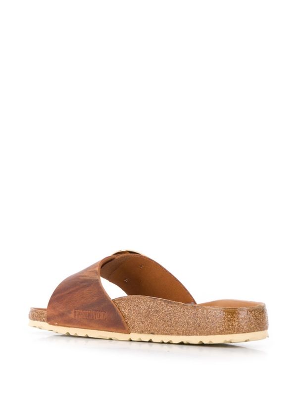Madrid Big Buckle Leather Sandals
