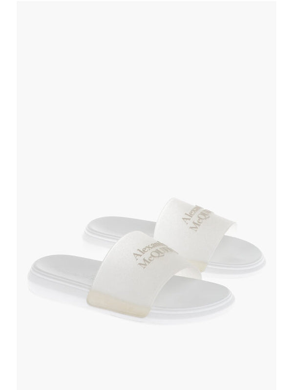 Alexander Mcqueen White Slides
