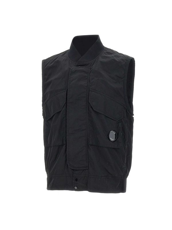 Lens Wappen High-Neck Nylon Vest