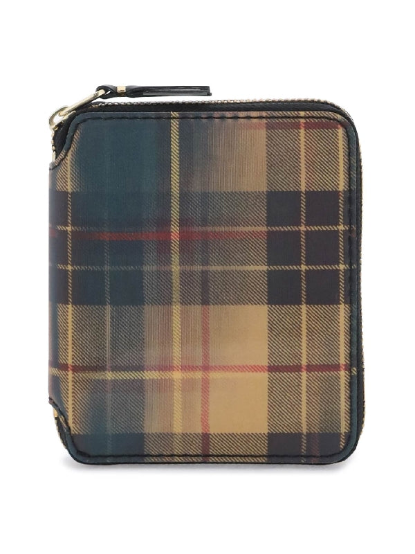 Check Pattern Zip Around Wallet - Jente