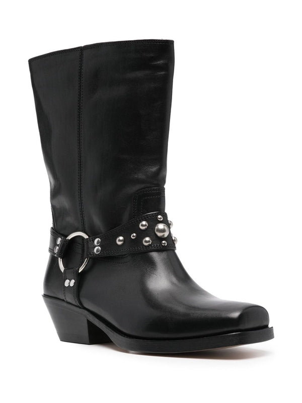 Antya Leather Biker Boots