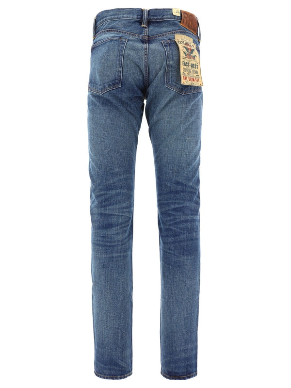 Rrl Blue Denim Pants