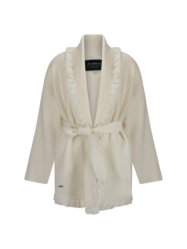 Cashmere Fringe Cardigan