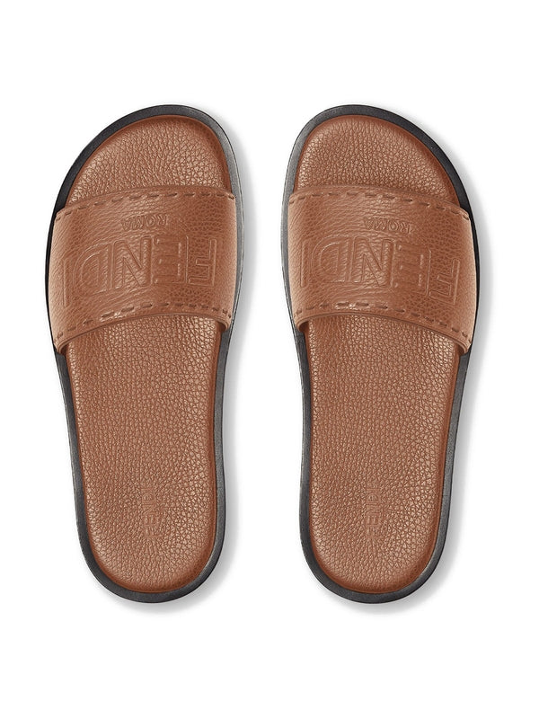 Fendi Brown Slides
