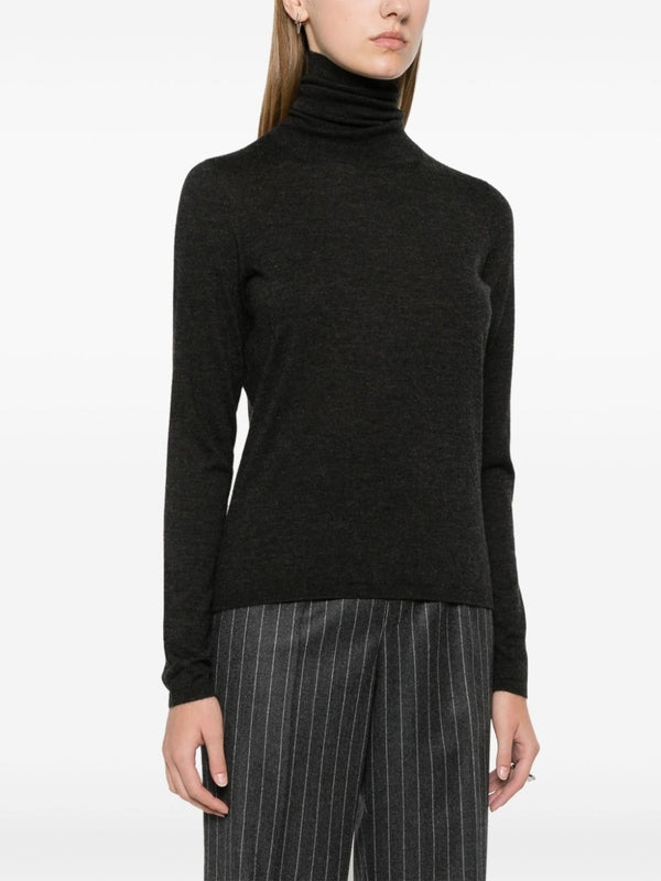 Adda High Neck Cashmere Knit