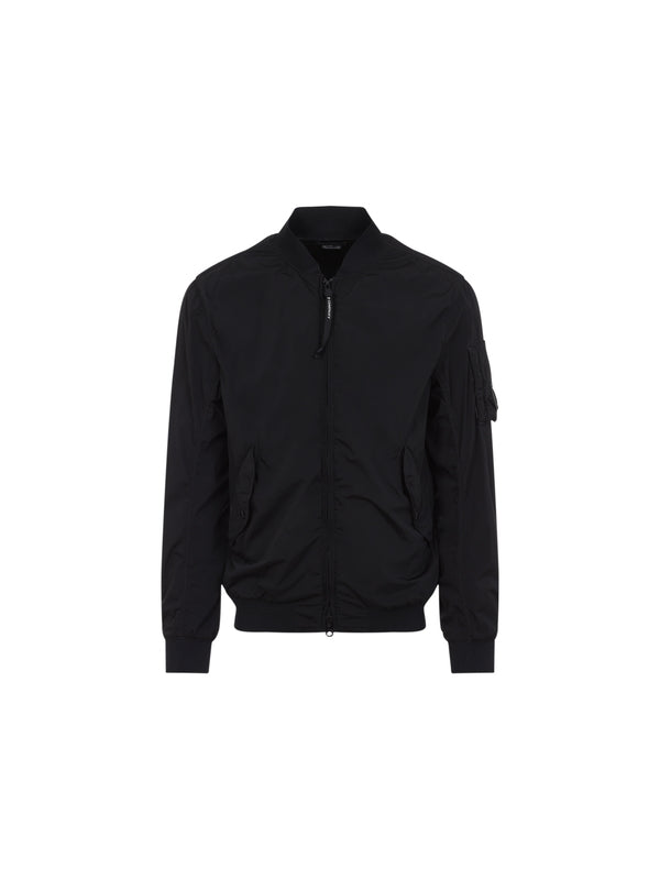 Lens Wappen Nylon Bomber Jacket