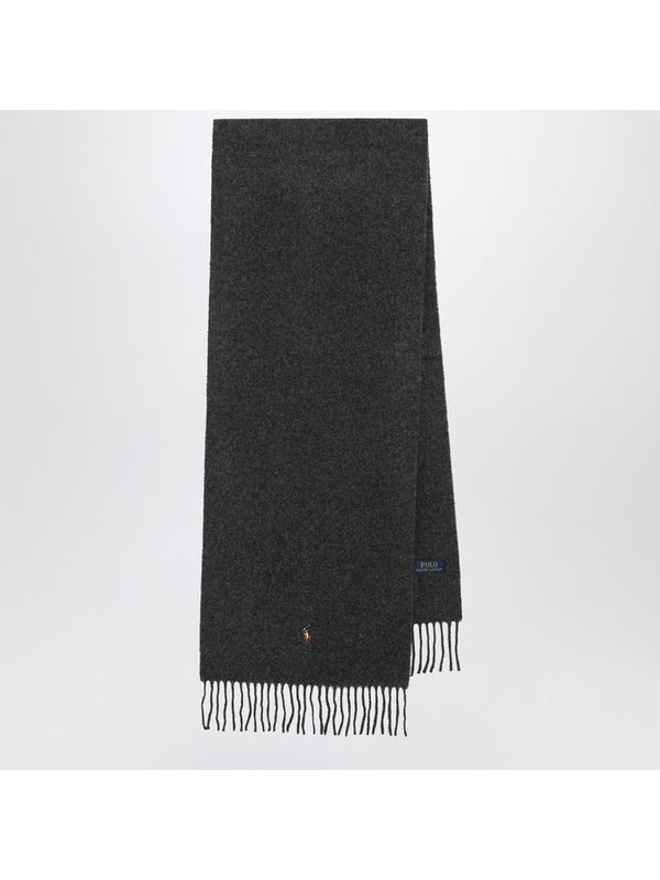 Polo Ralph Lauren Black Wool Mufflers