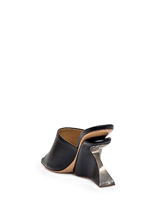 Jug Leather Wedge Heels