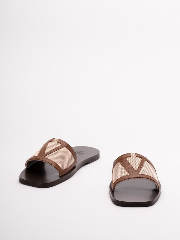 Viva Superstar Canvas Leather Slide