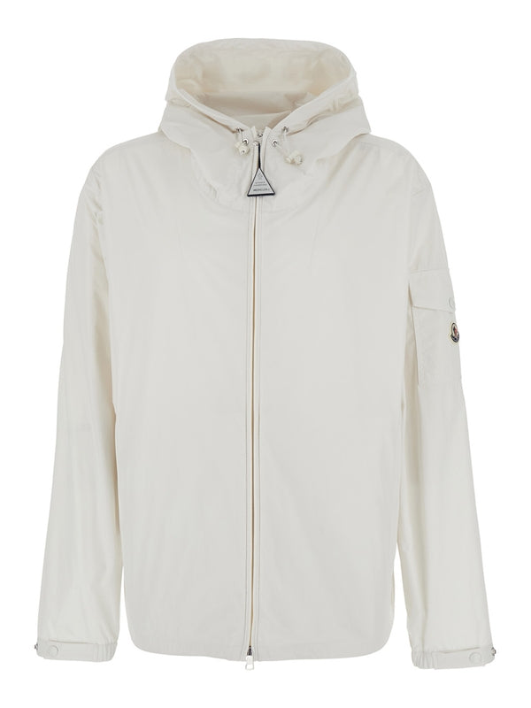 Sassiere Logo Patch Poly Hood Jacket