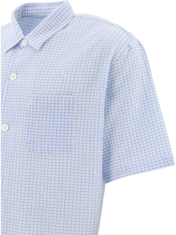 Chest Pocket Crinkle Shirt