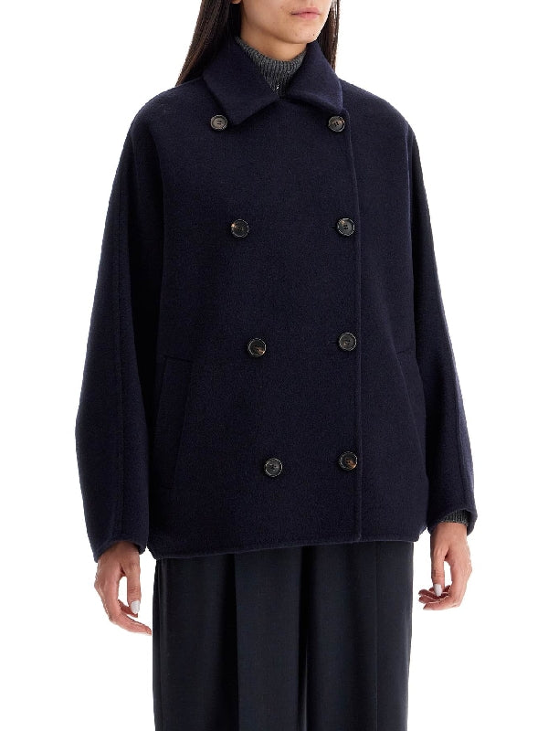 Wool Cashmere Double Peacoat - Jente