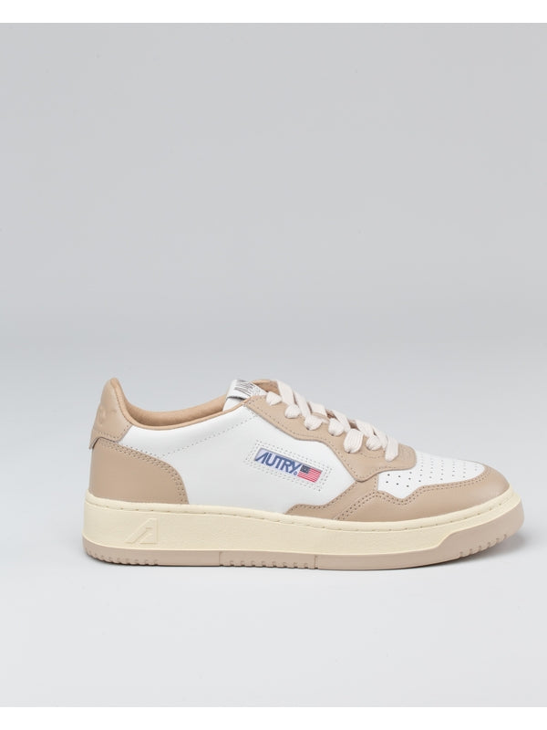 Autry Beige Low Top Sneakers