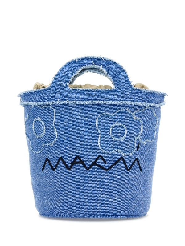 Tropicalia Logo Embroidered Bucket Bag