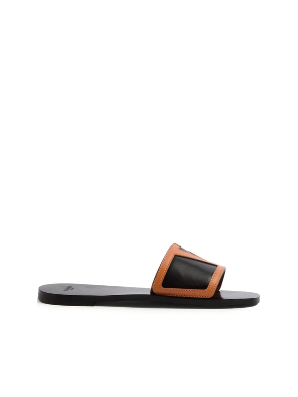 Valentino Black Slides