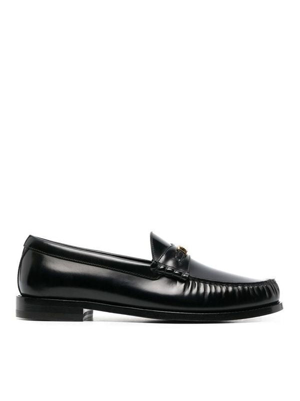 Triomphe Logo Leather Loafers