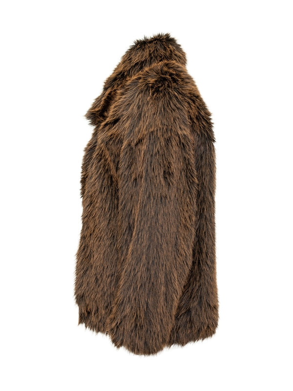 Semicouture Brown Fur & Shearling