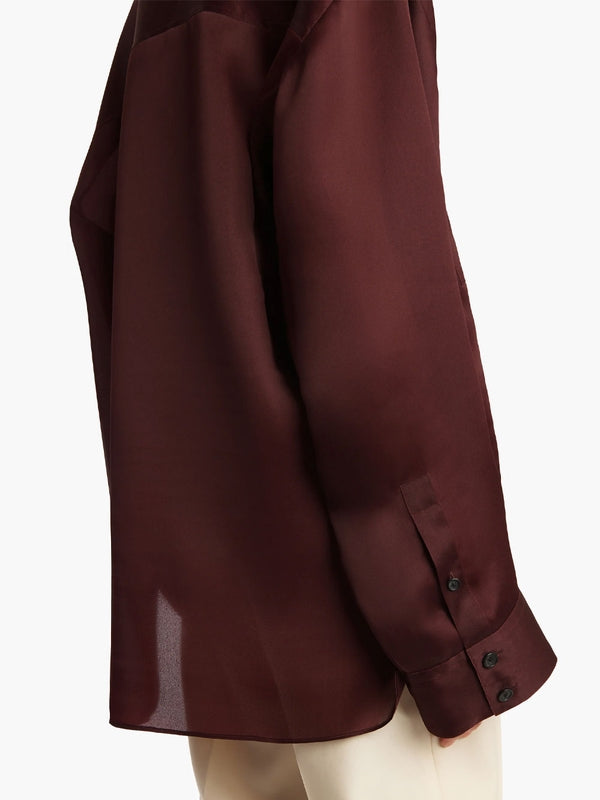 Kate Burgundy Shirt & Blouse