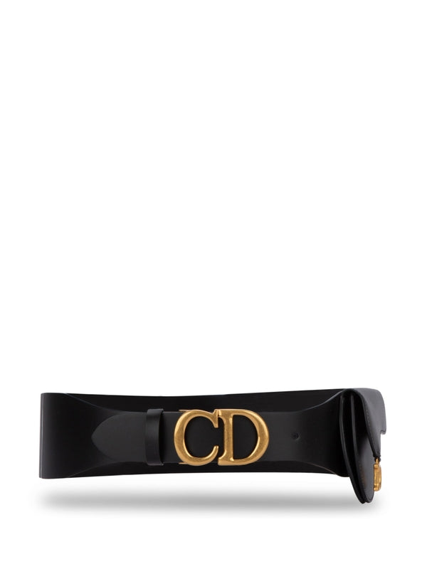 Saddle Logo Pouch Bag Belt