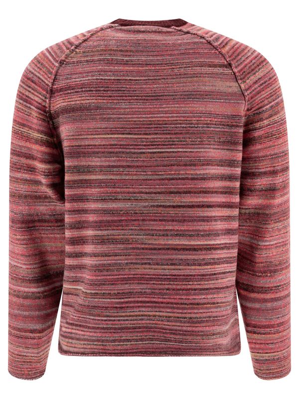 Crewneck Stripe Jacquard Knit