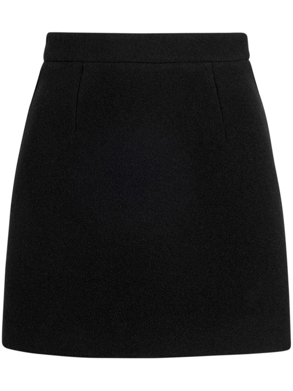 Classic Wool Mini Skirt