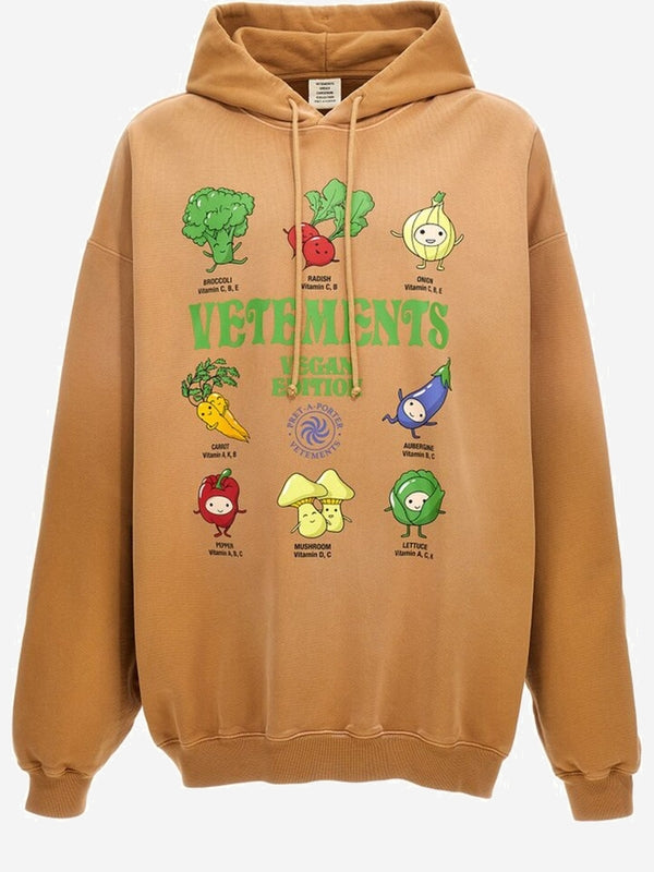 Vetements Brown Hoodie