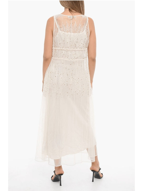 Allsaints White Long Dress