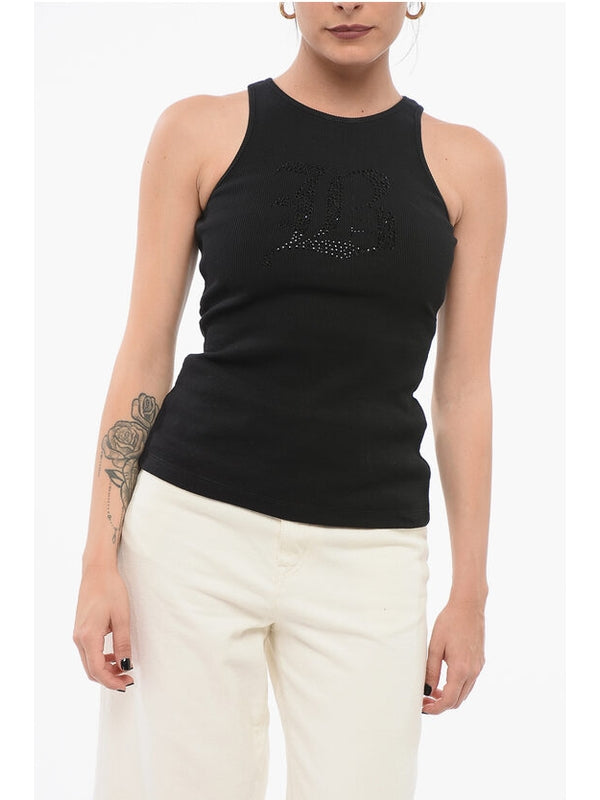 Blumarine Black Sleeveless Top