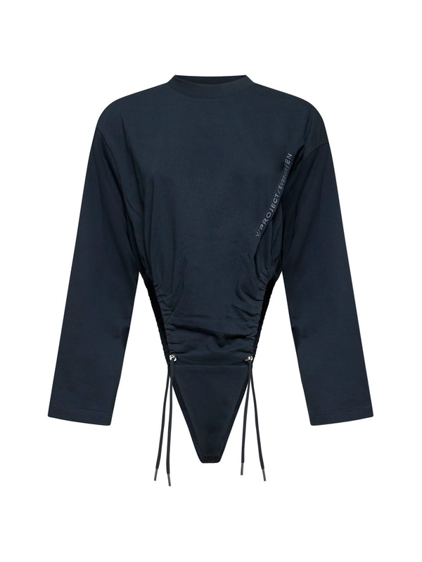 ロゴ刺繍ロングスリーブ
ボディスーツ