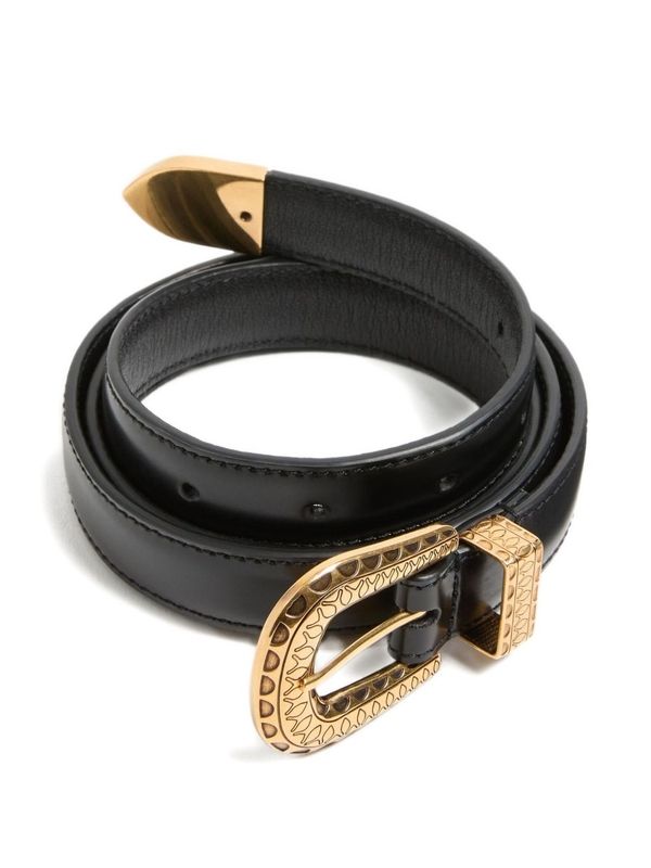 Valentino Black Leather Belts