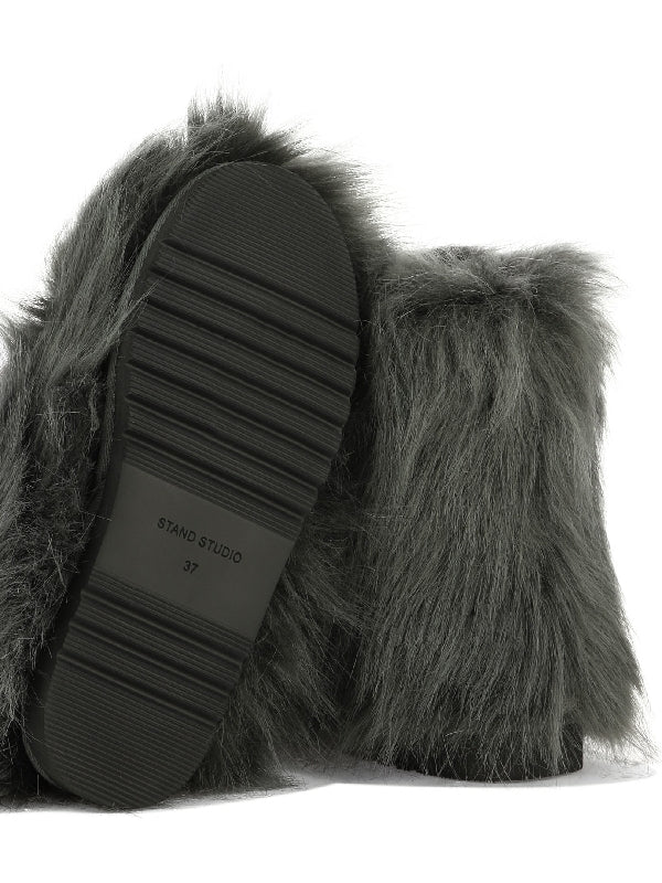 Olivia Fur Ankle Boots