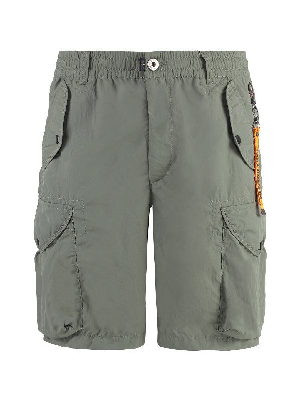 Logo Strap Nylon Bermuda Shorts