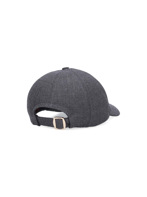 Web Detail Wool Ball Cap - Jente