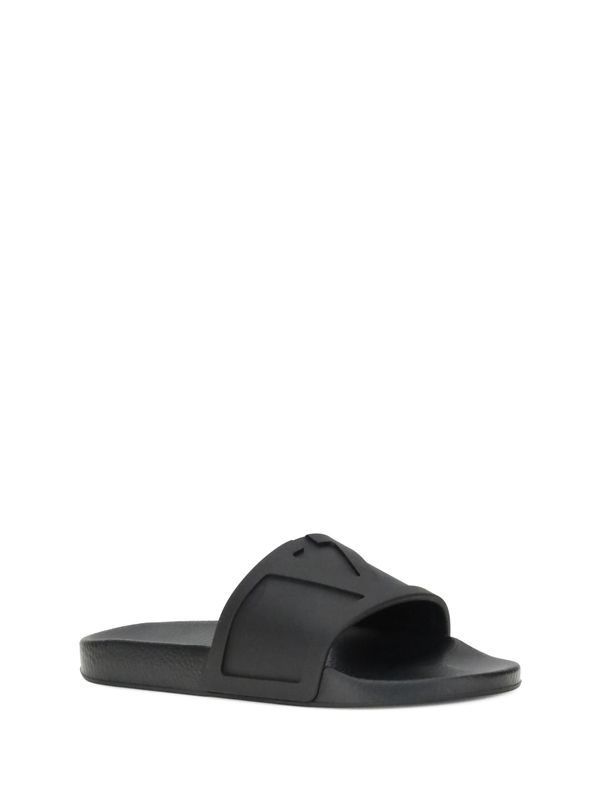 Valentino Black Slides