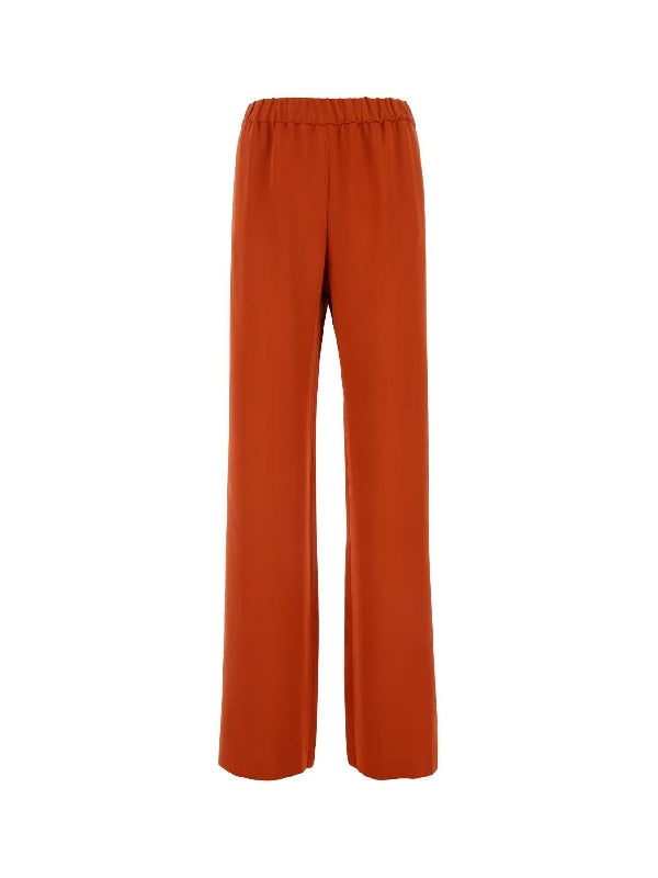 バンド付きシルクパンツ