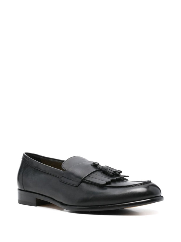 Tassel Detail Calfskin Loafers