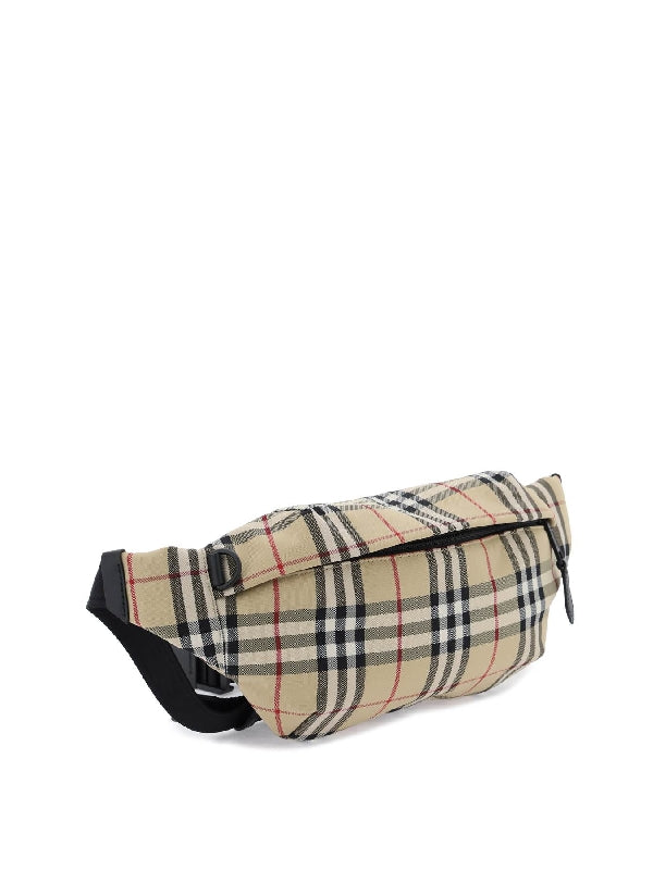 Vintage Check Nylon Belt Bag - Jente