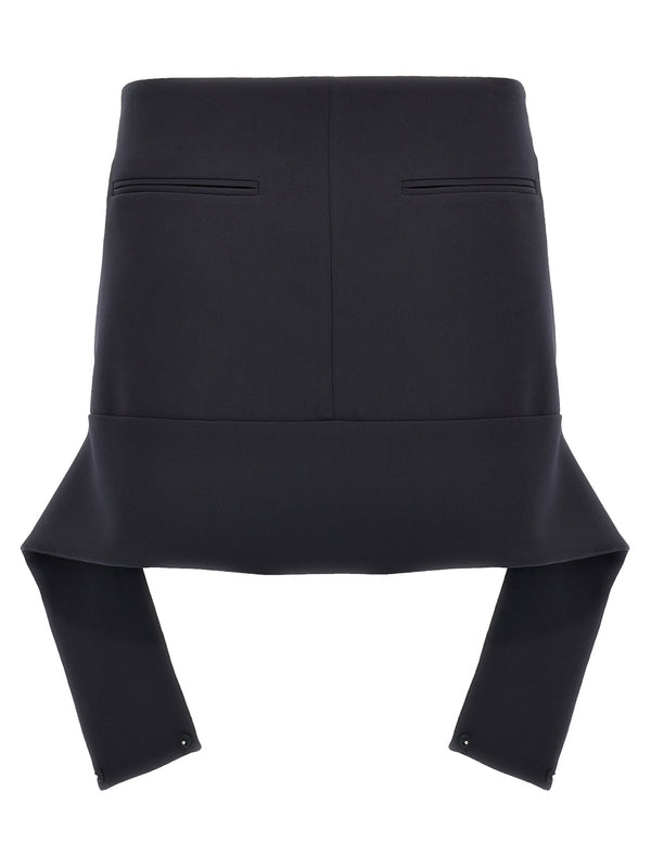 Strap Detail Mini Skirt