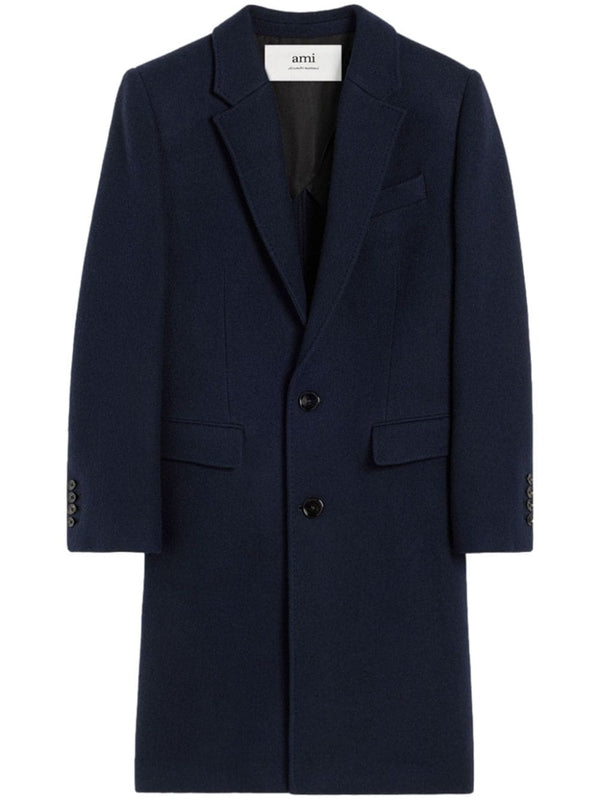 Single Breasted Wool Coat