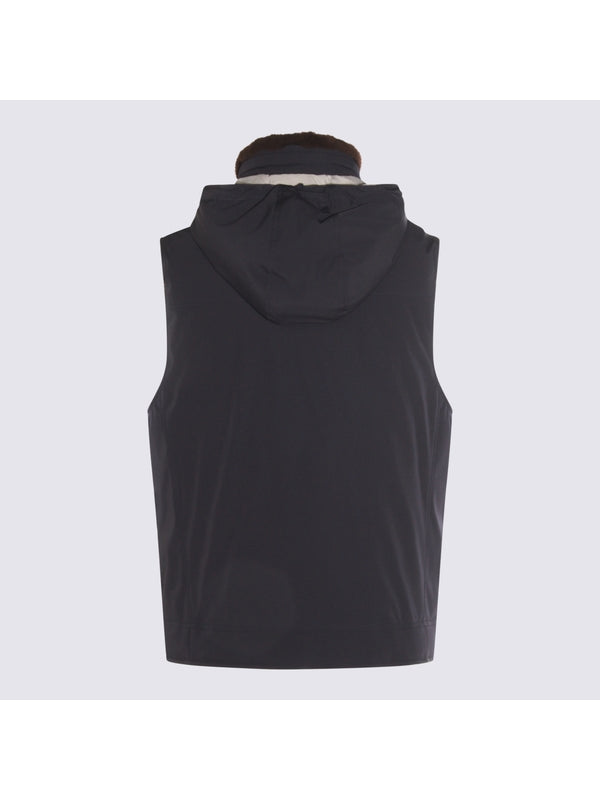 Brunello Cucinelli Navy Vests