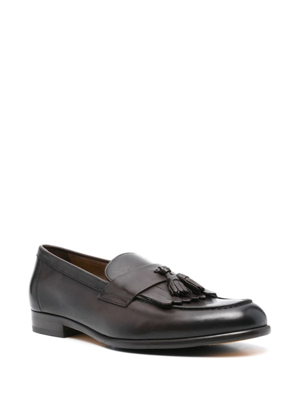 Tassel Detail Calfskin Loafers