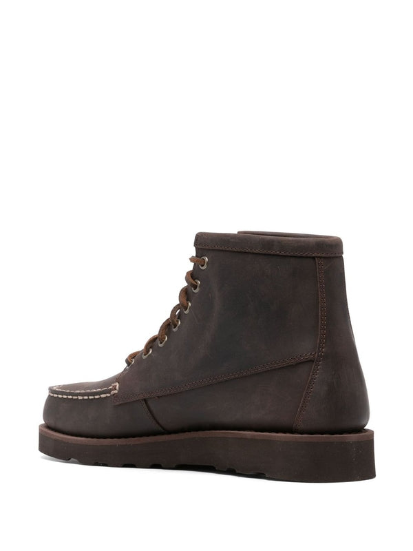 Sebago Brown Lace-Up Boots
