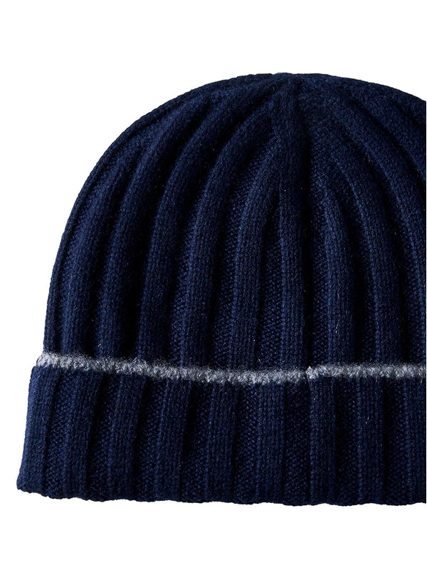 Cashmere Rib Beanie