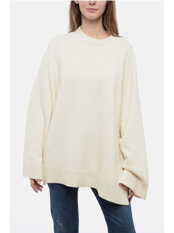 Oversized Backless Cashmere Knit