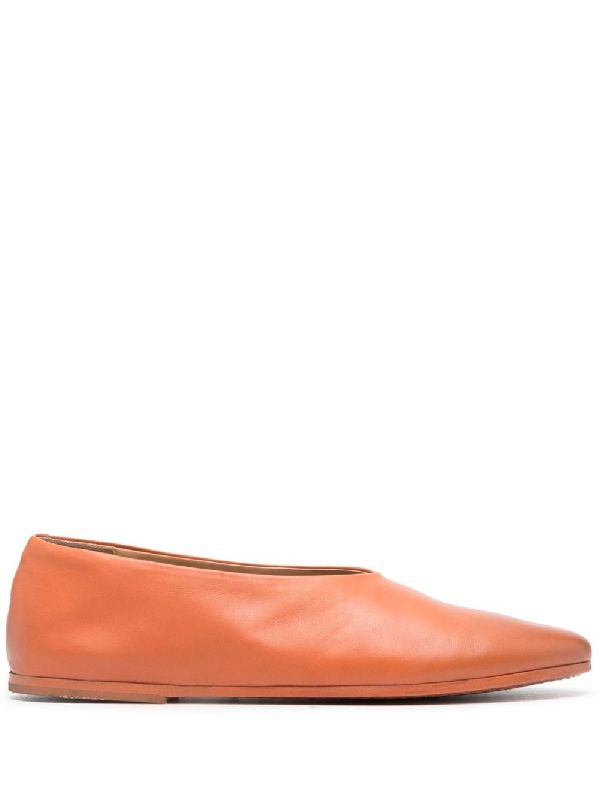 Coltellaccio Leather Flat Shoes